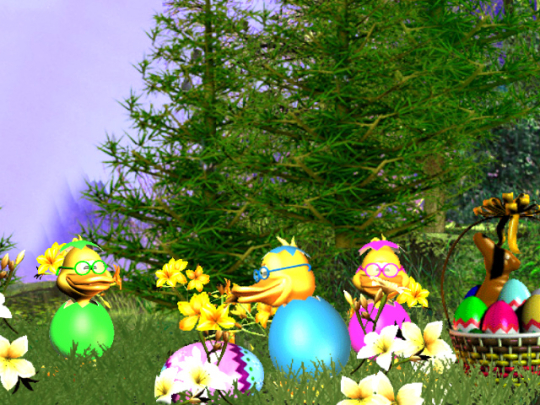 3D Easter Duckies