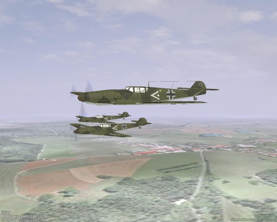 3D Flying Messerschmitt Bf109 Screensaver
