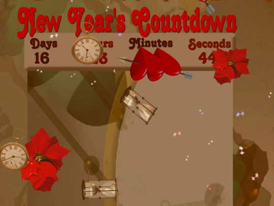 3D New Year's Countdown