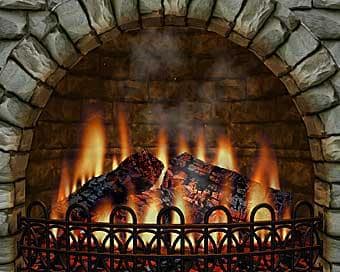 3D Realistic Fireplace