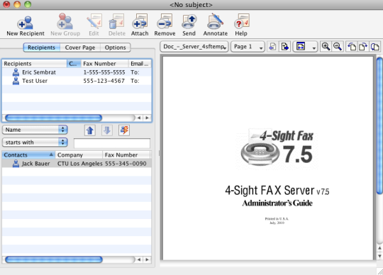 4-Sight FAX Server