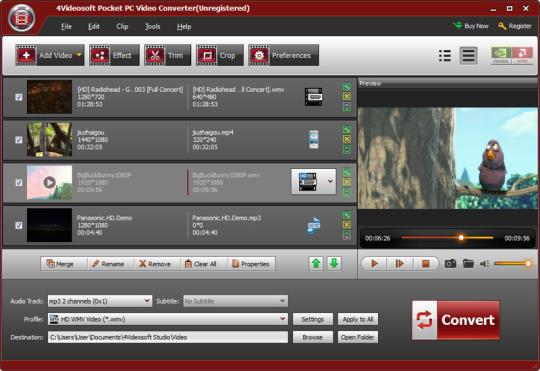4Videosoft Pocket PC Video Converter