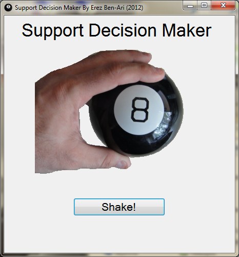 8 Ball Support Decision Maker