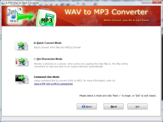 A-PDF Wav to MP3