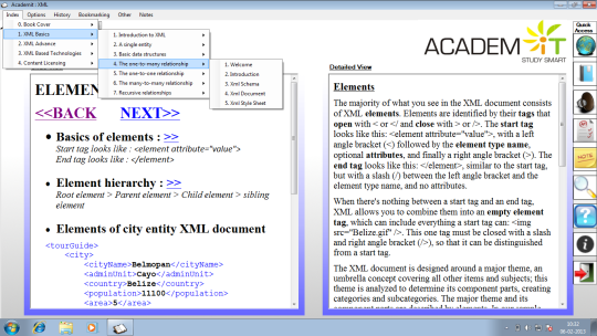 Academit : The Essentials of XML Wikibook