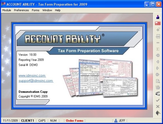 Account Ability 2009 Tax Form Preparation