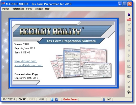 Account Ability 2010 Tax Form Preparation