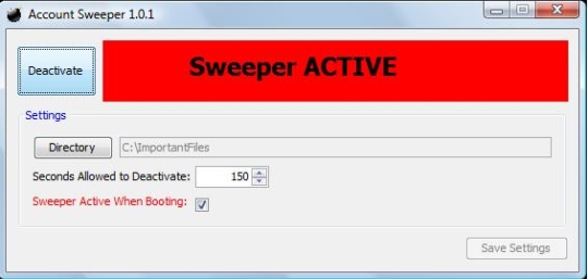 Account Sweeper
