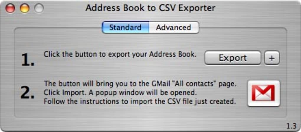 Address Book to CSV Exporter