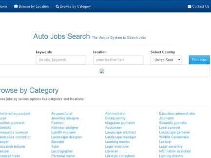 Advanced Job Search Engine Script