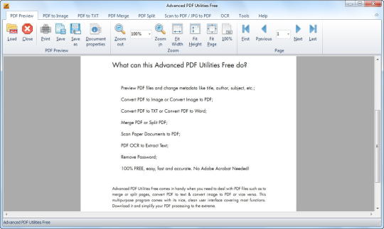 Advanced PDF Utilities Free