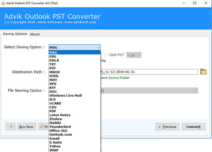 Advik Outlook PST Converter