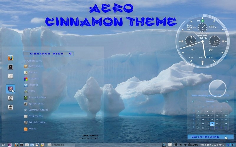 Aero Cinnamon Theme Pack (3 versions)