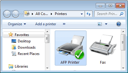 AFP Printer Driver for Windows