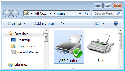 AFP Printer Driver