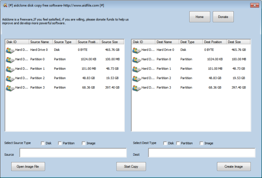 Aidclone disk copy software