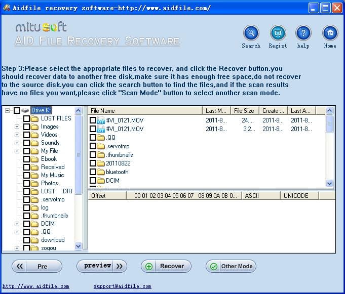 Aidfile recovery software professional edition