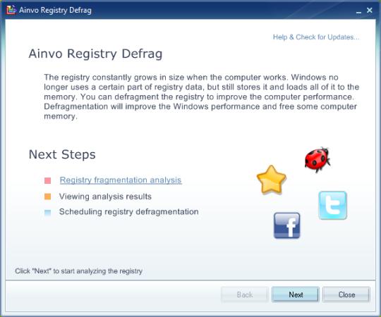 Ainvo Registry Defrag Portable