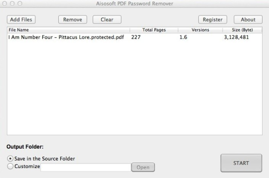 AisoSoft PDF Password Remover