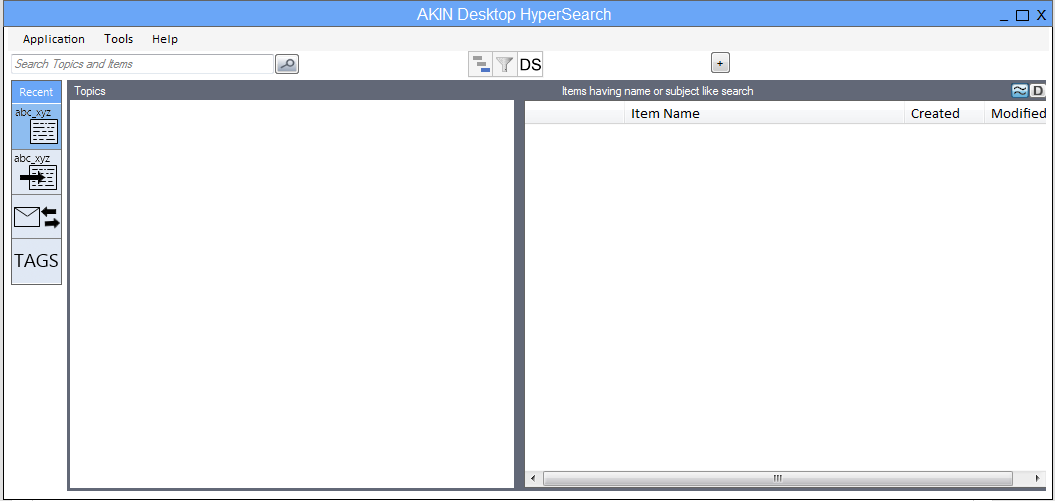 AKIN Desktop Search (HyperSearch)