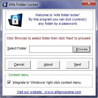 Alfa Folder Locker