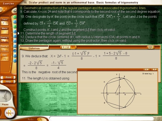 Algebra 3: Analysis, vectors, trigonometry