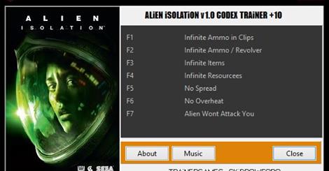Alien Isolation Game Ultimate Trainer