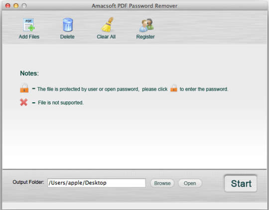 Amacsoft PDF Password Remover