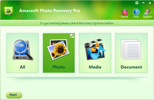 Amacsoft Photo Recovery Pro