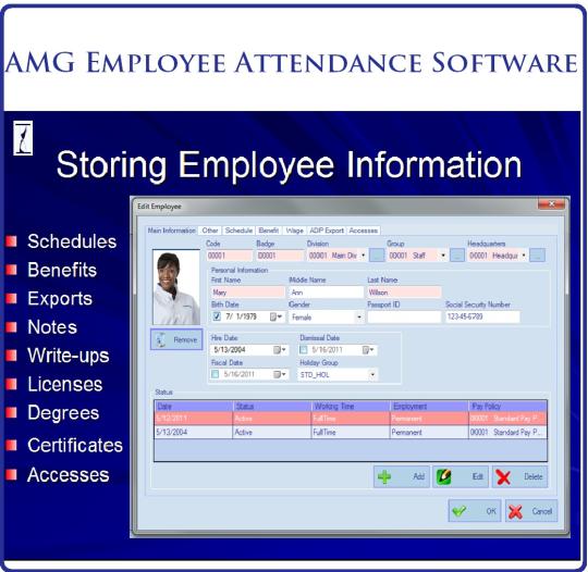 AMG Time Attendance System Pro