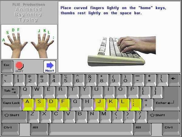 Animated Beginning Typing