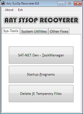 Any SysOp Recoverer