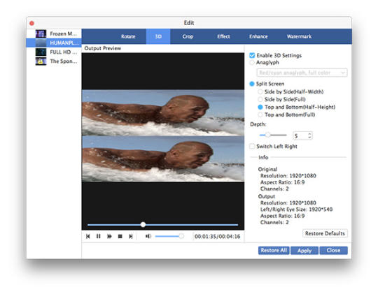 AnyMP4 Mac Video Converter Ultimate