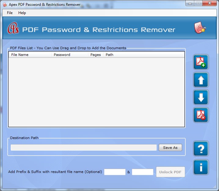 Apex PDF Password & Restrictions Remover