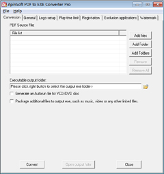 ApinSoft PDF to EXE Pro Converter