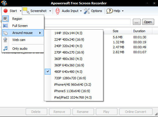 Apowersoft Free Screen Recorder