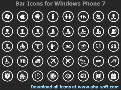 App Bar Icons for Windows Phone 7