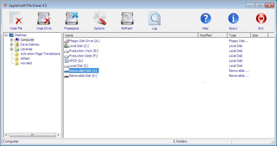 AppleXsoft File Eraser