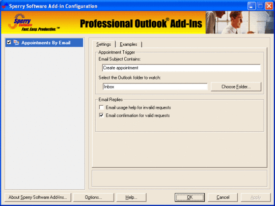 Appointments By Email for Outlook 2007/Outlook 2010 (32-bit)