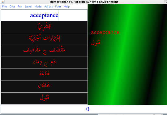 Arabic Runtime Environment