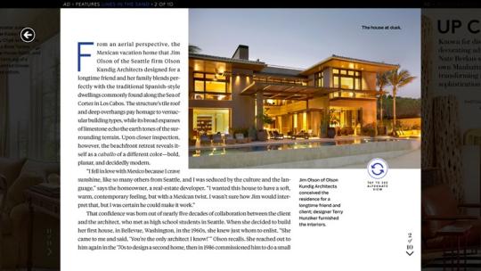 Architectural Digest for Windows 8