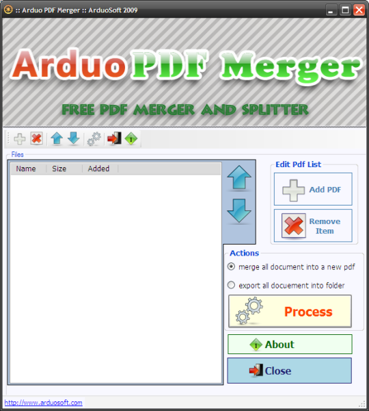 Arduo PDF Merger