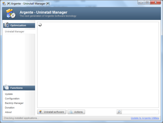 Argente - Uninstall Manager