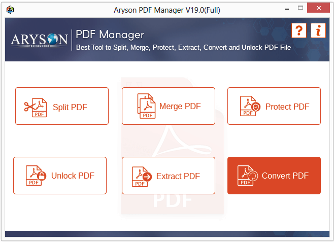 Aryson PDF Manager