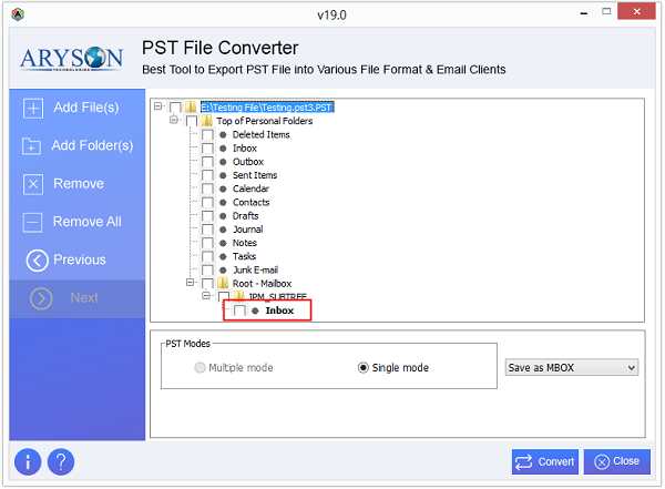 Aryson PST File Converter