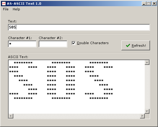 AS-ASCII Text