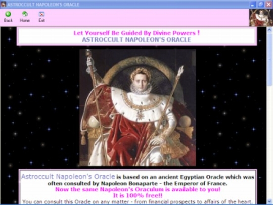 Astroccult Napoleons Oracle
