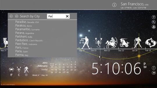 Astrology Clock for Windows 8