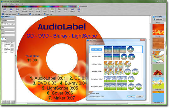AudioLabel CD/DVD Cover Maker