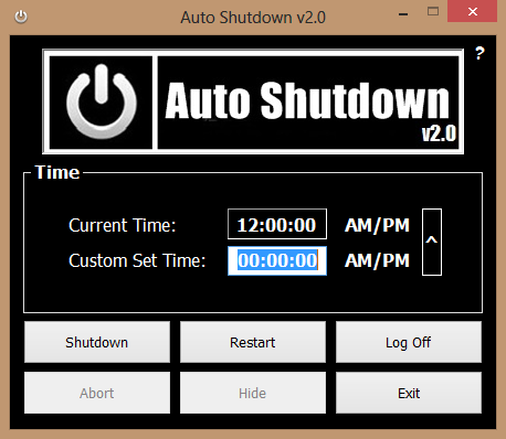 Auto Shutdown